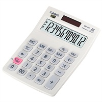 卡西歐MZ-12S-WE商務計算器小型 白色