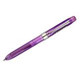 白金 2+1復合筆 0.5mm（圓珠筆+活動鉛筆）<透明紫桿>