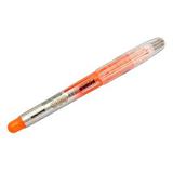 白雪 直液式熒光筆 筆頭斧型 5.0mm<橙色>