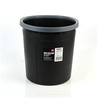 得力 圓形塑料清潔桶（256*263mm）< 黑色>