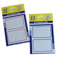 卓聯 ZL11 自粘性標簽 50×75mm 紅色 2*12張/本
